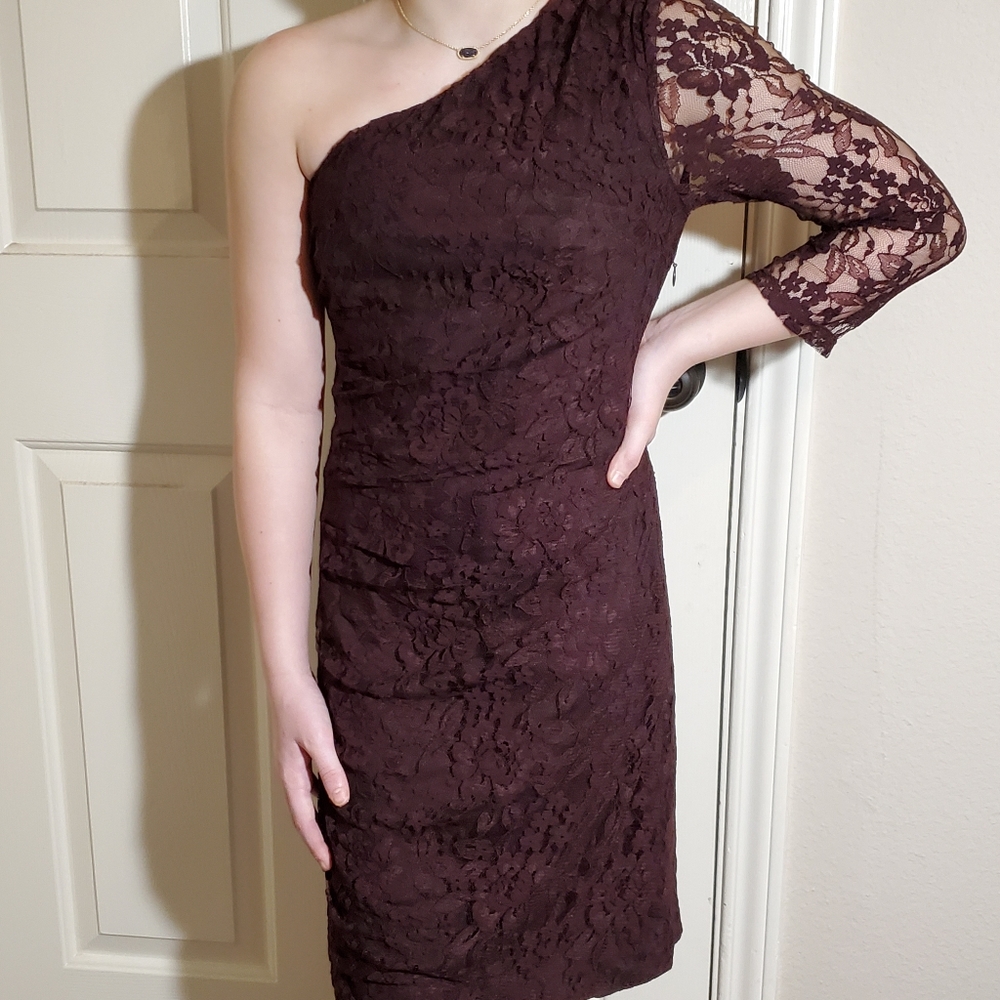 NWT Express purple lace dress